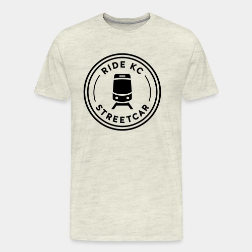 KC Streetcar Black Stamp - Men's Premium T-Shirt