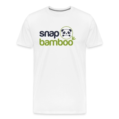 Snap Bamboo Square Logo Branded - Men's Premium T-Shirt