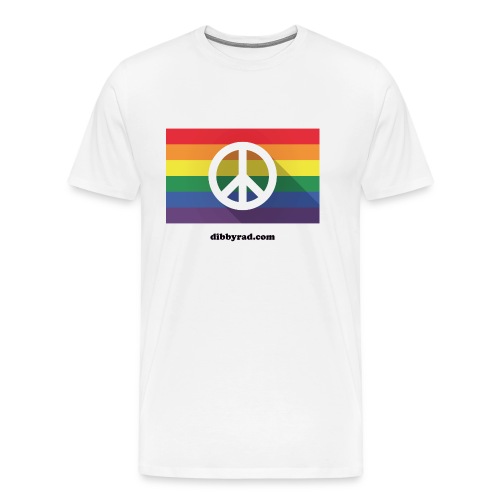 Peace pride dibbyrad - Men's Premium T-Shirt
