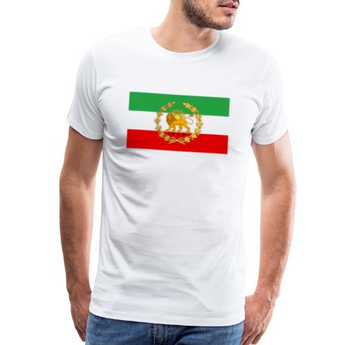 State Flag of Iran Lion and Sun - Men's Premium T-Shirt