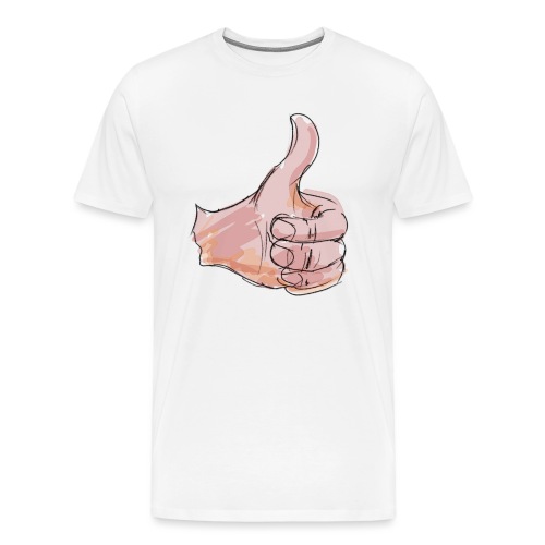 Thumbs-up to life! - Men's Premium T-Shirt