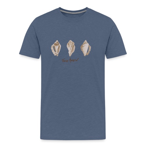 Shells 3 in a row with signature - Men's Premium T-Shirt