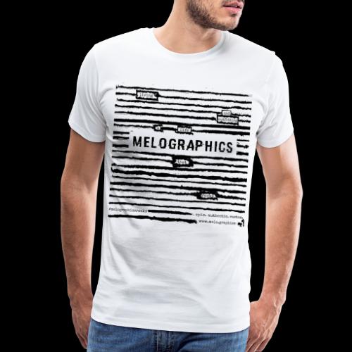 MELOGRAPHICS | Blackout Poem - Men's Premium T-Shirt