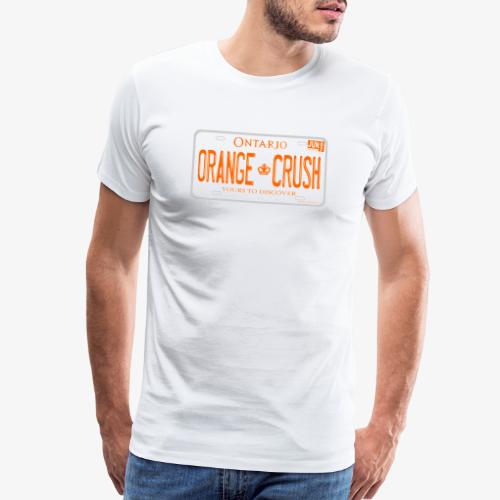 ONTARIO NDP ORANGE CRUSH LICENCE PLATE - Men's Premium T-Shirt