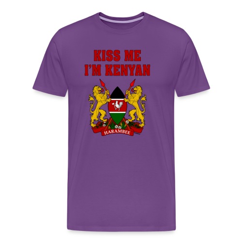 Kiss Me, I'm Kenyan - Men's Premium T-Shirt