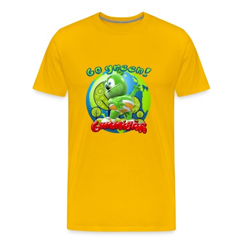 Gummibär Go Green Earth Day Earth - Men's Premium T-Shirt