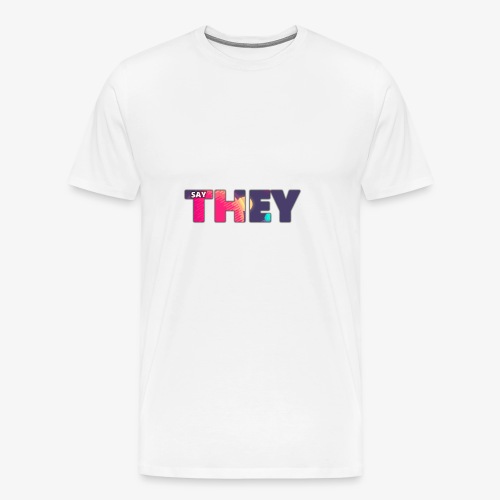 TheySay logo - Men's Premium T-Shirt