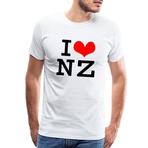 I Love NZ - Men's Premium T-Shirt