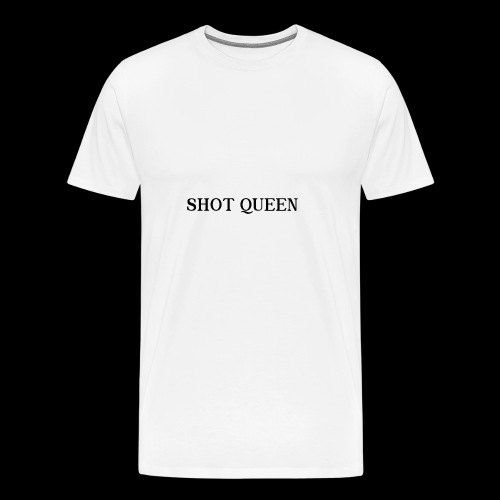 Shot Queen logo - Men's Premium T-Shirt