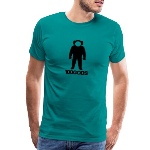 100GODS black logo - Men's Premium T-Shirt