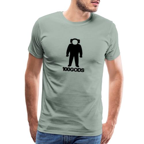 100GODS black logo - Men's Premium T-Shirt
