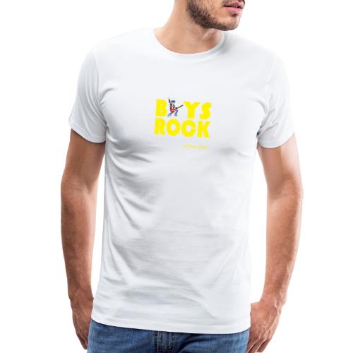 BOYS ROCK YELLOW - Men's Premium T-Shirt
