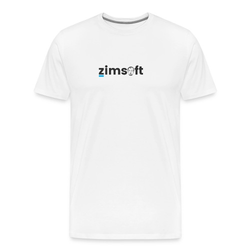 zimsoft dark cropped - Men's Premium T-Shirt