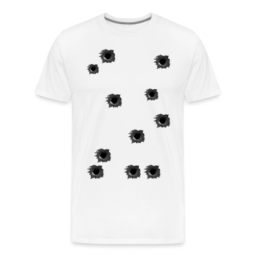 bullet hole PNG6063 png - Men's Premium T-Shirt