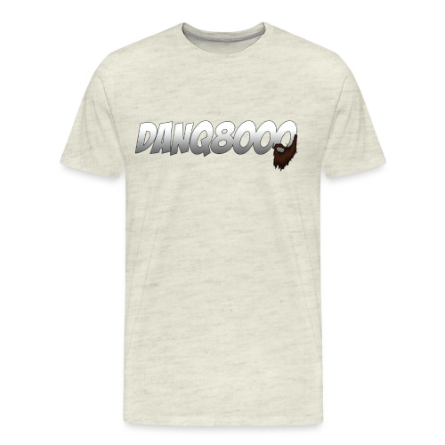 DanQ8000 Logo with Beard May 2015 png - Men's Premium T-Shirt
