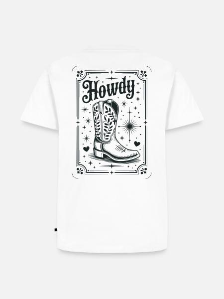 Howdy Boots Western Night - Men's Premium T-Shirt - white