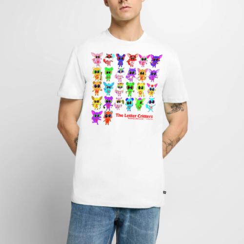The Letter Critters Uppercase and Lowercase - Men's Premium T-Shirt