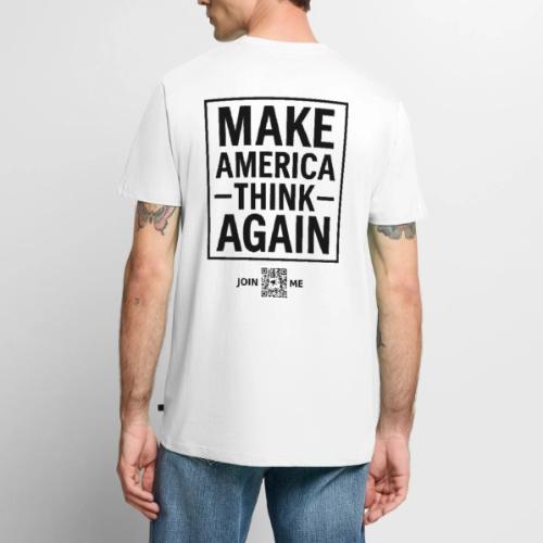 Think (black, back-facing) - Men's Premium T-Shirt