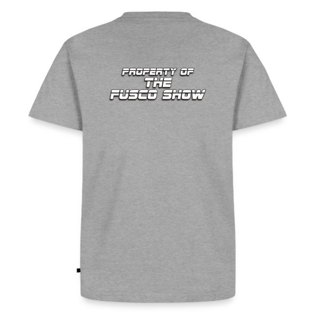 Producer Jay on Dartboard with Fusco Show back