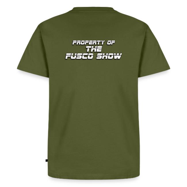 Producer Jay on Dartboard with Fusco Show back