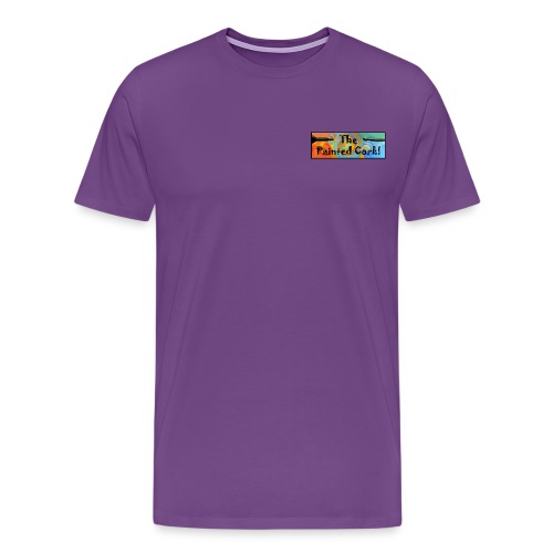 new Headerlogo brush and - Men's Premium T-Shirt