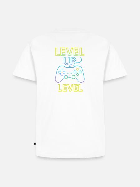 Neon Level Up Controller - Men's Premium T-Shirt - white