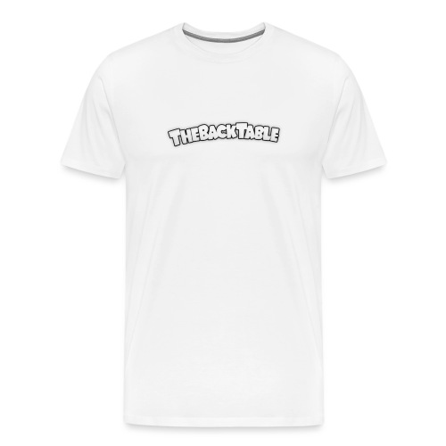 TheBackTableBannerShirt1 png - Men's Premium T-Shirt