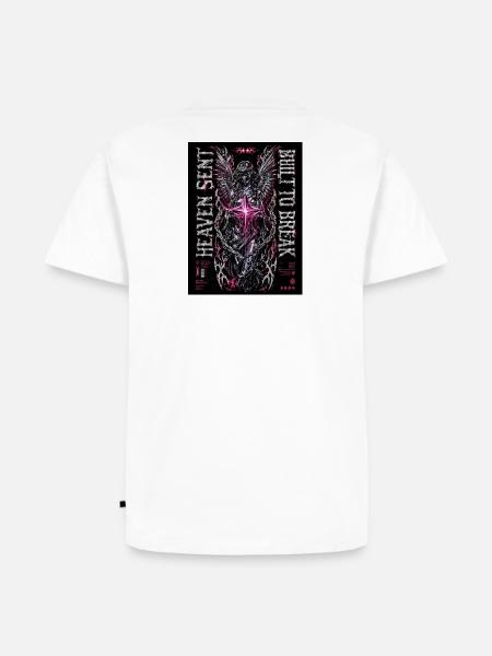 Heaven Bleed Neon Angel Wings - Men's Premium T-Shirt - white