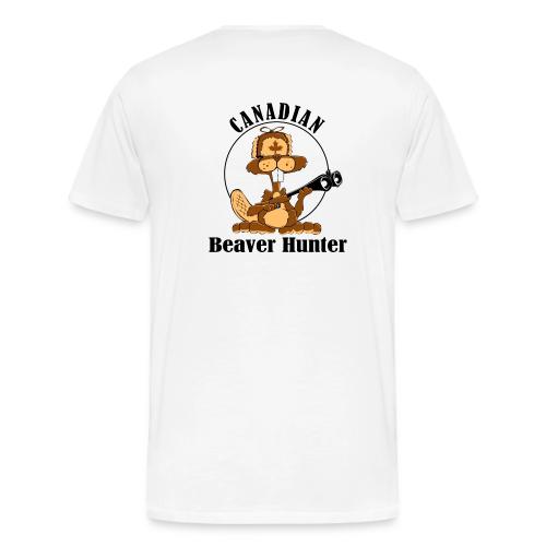 Canadian Beaver Hunter - Men's Premium T-Shirt