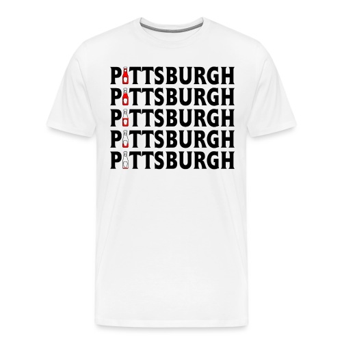 Pittsburgh (Ketchup) - Men's Premium T-Shirt