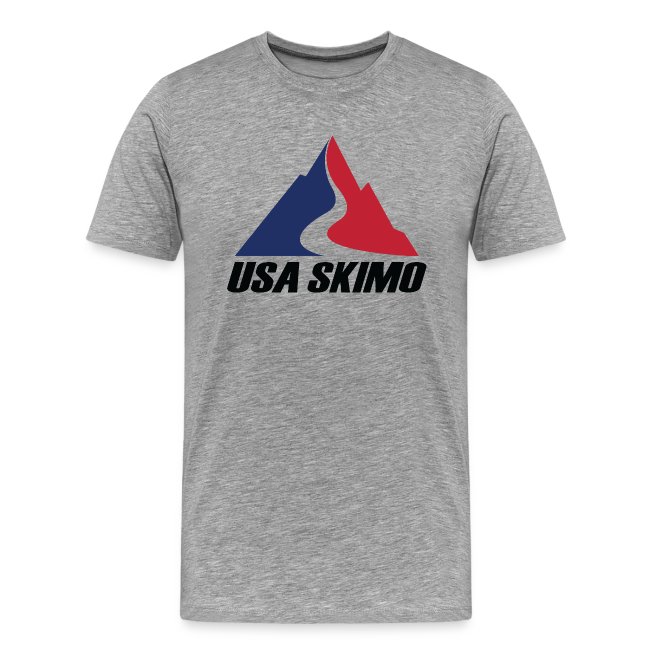 USA Skimo Logo - Stacked - Color