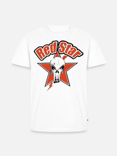 Red Star - Men's Premium T-Shirt - white