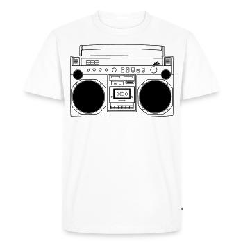 Music - Men's Premium T-Shirt - white - Front - Nico (187cm)