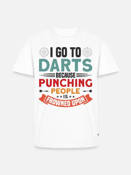 Darts Dart Player - Men's Premium T-Shirt - white