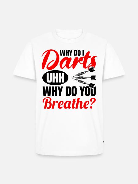 Darts Dart Player - Men's Premium T-Shirt - white