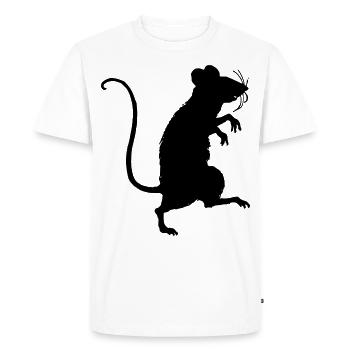 Rat - Men's Premium T-Shirt - white - Front - Nico (187cm)