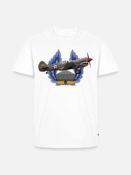 P-40 - Men's Premium T-Shirt - white