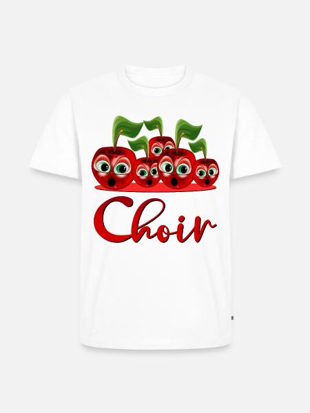 CHOIR SINGER - Men's Premium T-Shirt - white