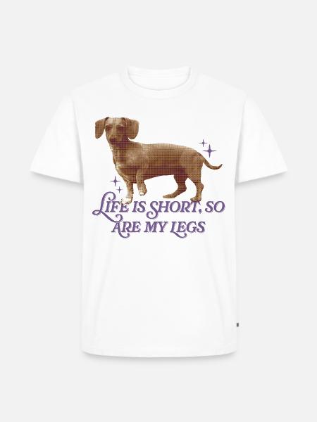 Life Is Short  - Men's Premium T-Shirt - white