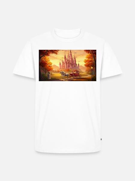 "A captivating digital painting - Men's Premium T-Shirt - white