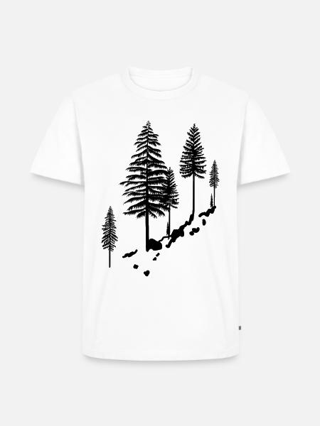 Pine Tree - Men's Premium T-Shirt - white