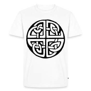 Celtic Ornament - Men's Premium T-Shirt - white - Front - Nico (187cm)