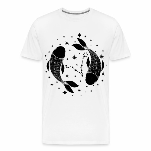 Zodiac sign Pisces Soulful Pisces February March - Men's Premium T-Shirt