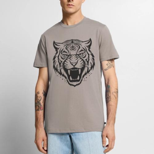 Wild Tiger Fashion, the fury of the feline tiger. - Men's Premium T-Shirt