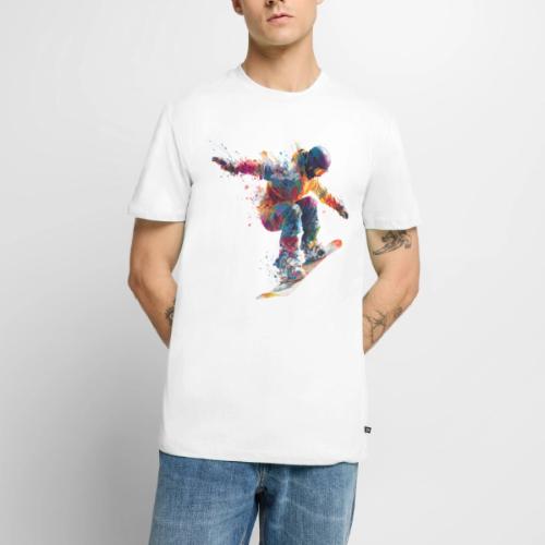 Snowboarding: Frozen Flight - Men's Premium T-Shirt