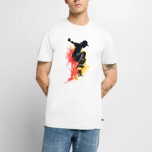 Skateboarding: Splash of Motion - Men's Premium T-Shirt