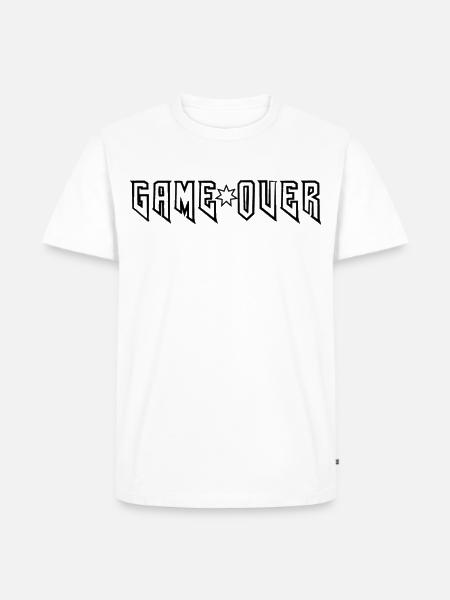 GAME_OVER - Men's Premium T-Shirt - white