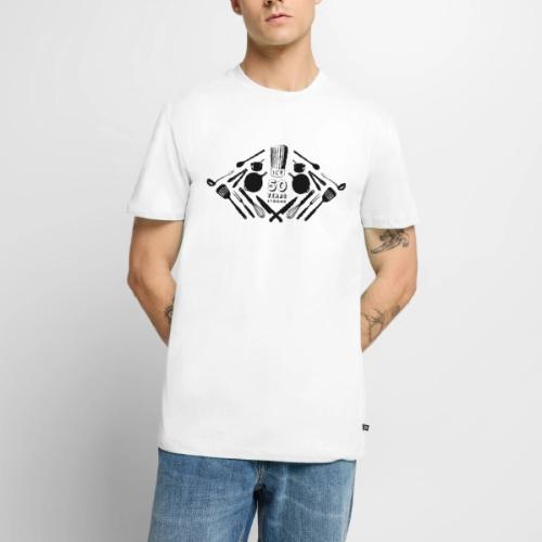 50th Anniversary Utensils - Black - Men's Premium T-Shirt
