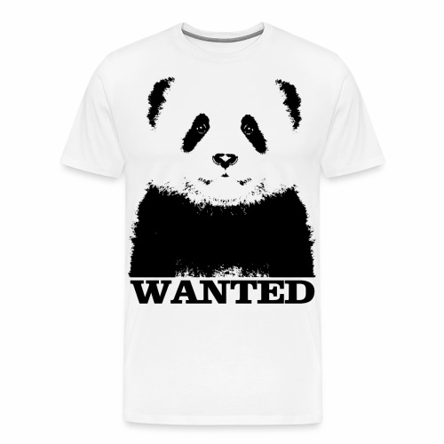 Wanted Panda - gift ideas for children and adults - Men's Premium T-Shirt