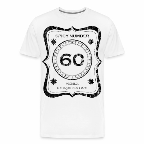 Cool Spicy Number 60 - 1960 MCMLX - Unique Edition - Men's Premium T-Shirt